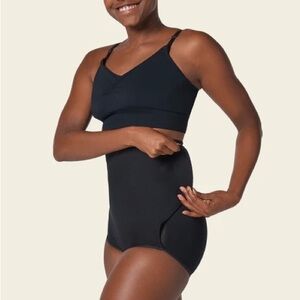 High-Waisted Firm Compression Post Surgical Panty with Adjustable Belly Wrap